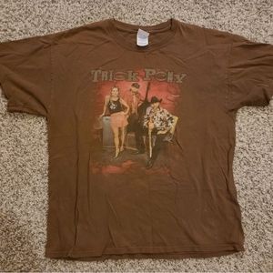 TRICK PONY T SHIRT Cities 2006 RIDE Tour Country Heidi Newfield Brown Size L